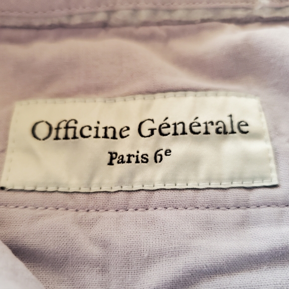 Officine Generale Lyocell Blend Mauve Shorts EU Size 50 - Picture 8 of 13